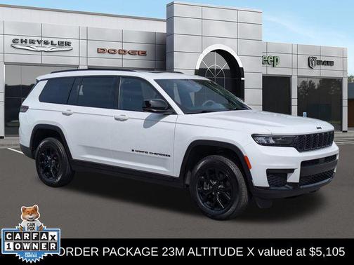 Bright White Clearcoat 2024 Jeep Grand Cherokee L Altitude