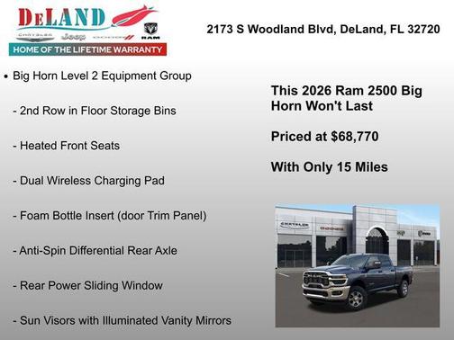 2026 RAM 2500 Big Horn