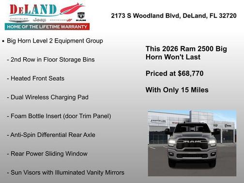2026 RAM 2500 Big Horn
