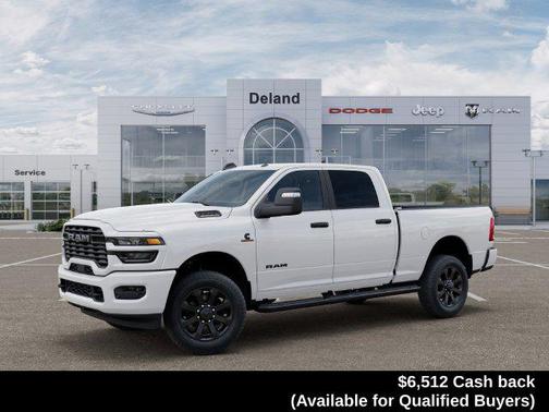 Bright White Clearcoat 2026 RAM 3500 Big Horn Crew Cab 4x4 6'4' Box