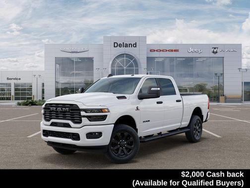 Bright White Clearcoat 2026 RAM 3500 Big Horn Crew Cab 4x4 6'4' Box