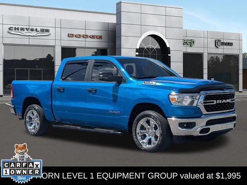 Hydro Blue Pearlcoat 2023 RAM 1500 Big Horn/Lone Star