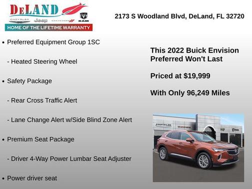 Burnished Bronze Metallic 2022 Buick Envision FWD Preferred