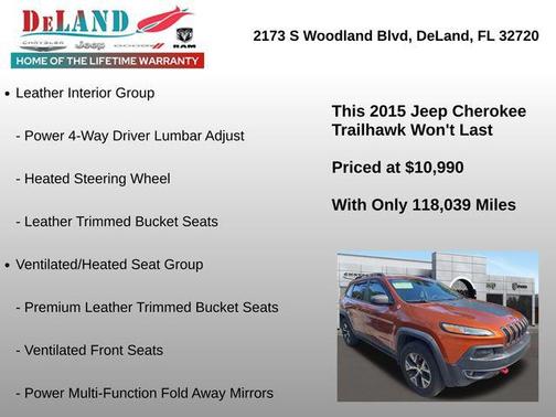 2015 Jeep Cherokee Trailhawk