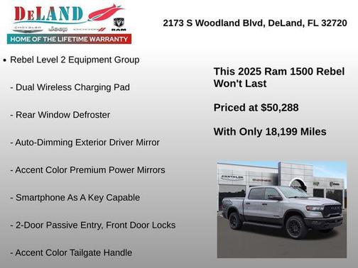 Billet Silver Metallic Clearcoat 2025 RAM 1500 Rebel