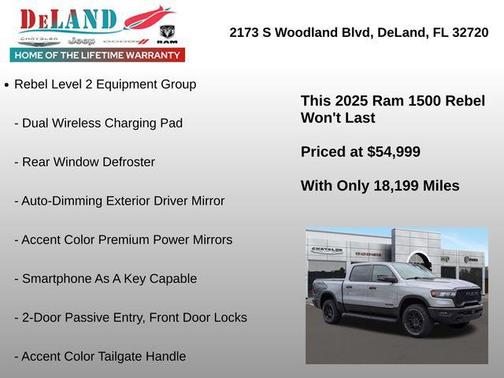 Billet Silver Metallic Clearcoat 2025 RAM 1500 Rebel