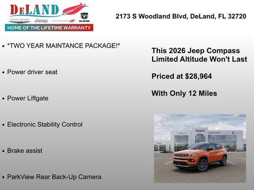 2026 Jeep Compass Limited