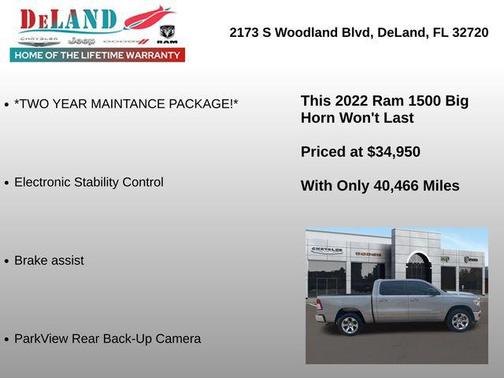 2022 RAM 1500 Big Horn/Lone Star