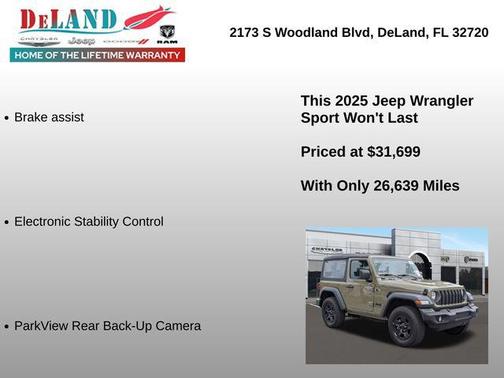 41 2025 Jeep Wrangler Sport