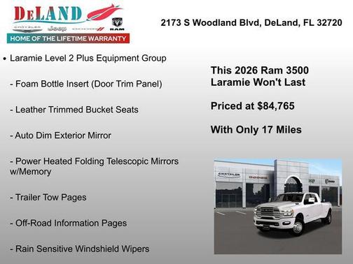 2026 RAM 3500 Laramie