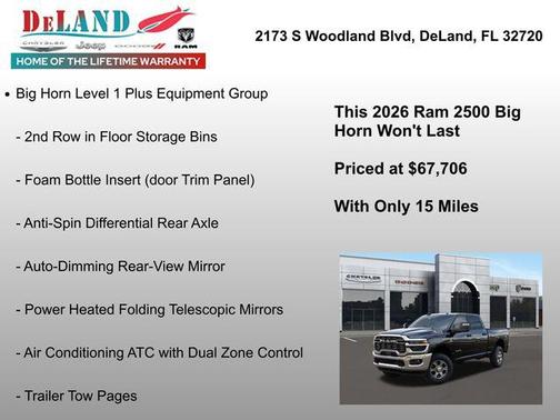 2026 RAM 2500 Big Horn