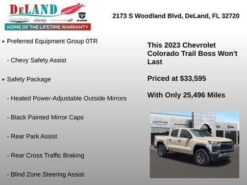 Sand Dune Metallic 2023 Chevrolet Colorado Trail Boss