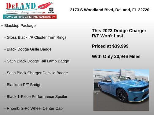 B5 Blue Pearlcoat 2023 Dodge Charger R/T