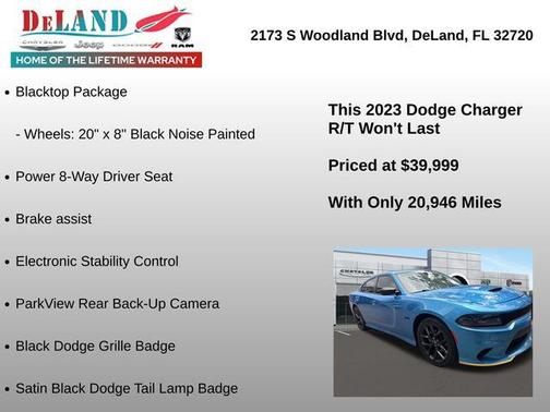 B5 Blue Pearlcoat 2023 Dodge Charger R/T