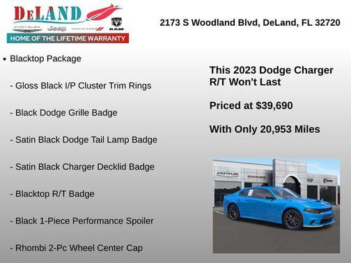B5 Blue Pearlcoat 2023 Dodge Charger R/T