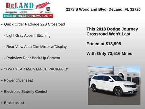 2018 Dodge Journey Crossroad