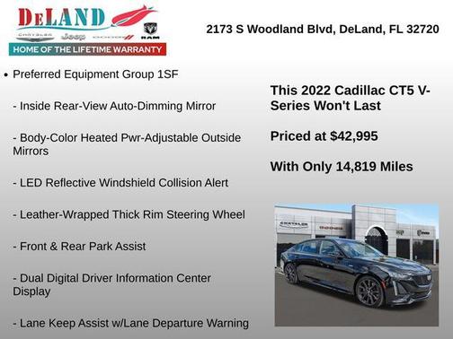 2022 Cadillac CT5-V V-Series