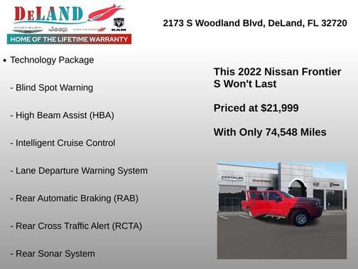 2022 Nissan Frontier S