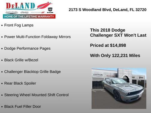 2018 Dodge Challenger SXT