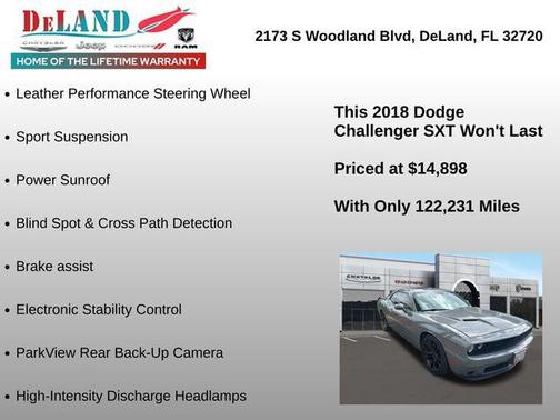 2018 Dodge Challenger SXT