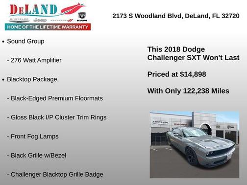 2018 Dodge Challenger SXT