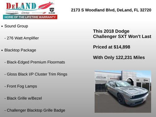 2018 Dodge Challenger SXT