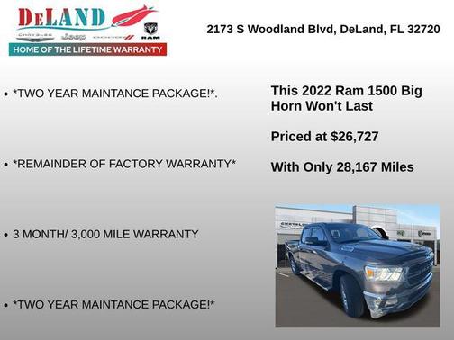 2022 RAM 1500 Big Horn/Lone Star