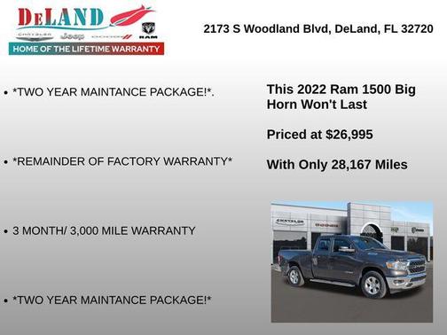 2022 RAM 1500 Big Horn/Lone Star
