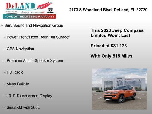 Joose 2026 Jeep Compass Limited