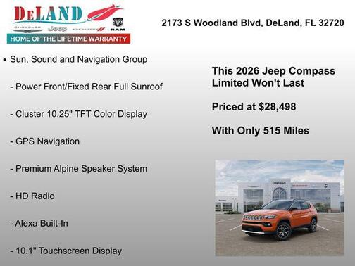 Joose 2026 Jeep Compass Limited