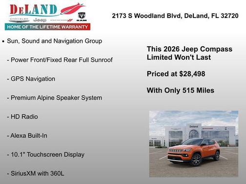 Joose 2026 Jeep Compass Limited