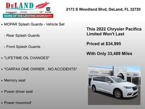 2022 Chrysler Pacifica Limited