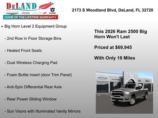 2026 RAM 2500 Big Horn