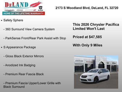 2026 Chrysler Pacifica Limited