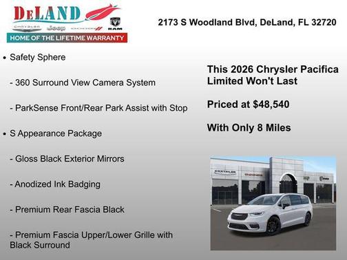 2026 Chrysler Pacifica Limited