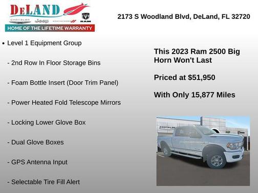 2023 RAM 2500 Big Horn Crew Cab 4x4 6'4' Box