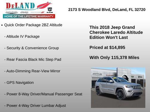 2018 Jeep Grand Cherokee Altitude