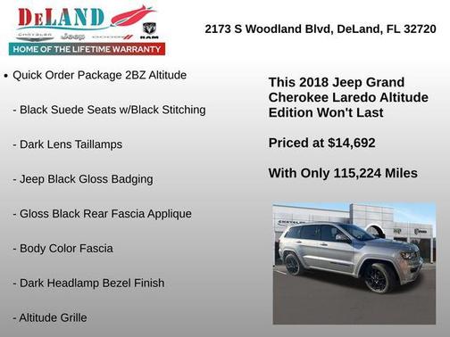 2018 Jeep Grand Cherokee Altitude