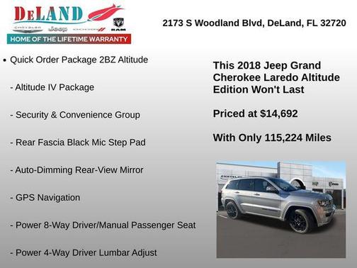 2018 Jeep Grand Cherokee Altitude