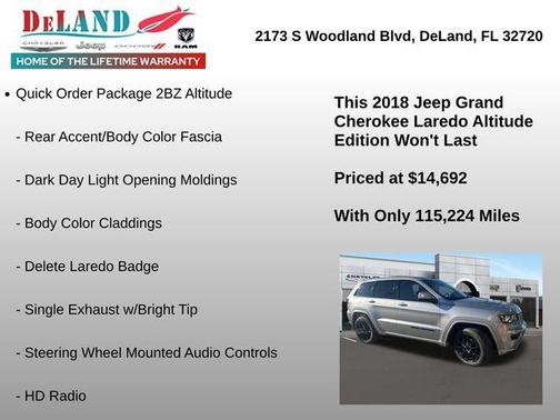 2018 Jeep Grand Cherokee Altitude