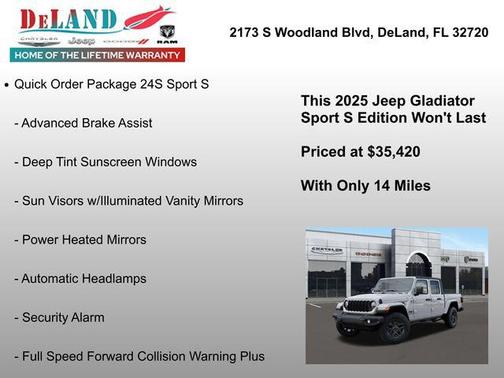 2025 Jeep Gladiator Sport S