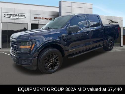 Antimatter Blue Metallic 2025 Ford F-150 XLT