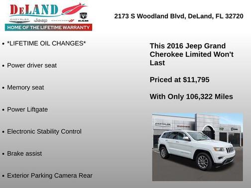 2016 Jeep Grand Cherokee Limited