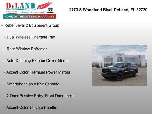 Diamond Black Crystal Pearlcoat 2026 RAM 1500 Rebel