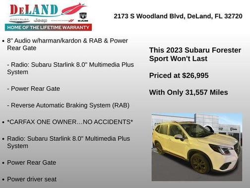 2023 Subaru Forester Sport