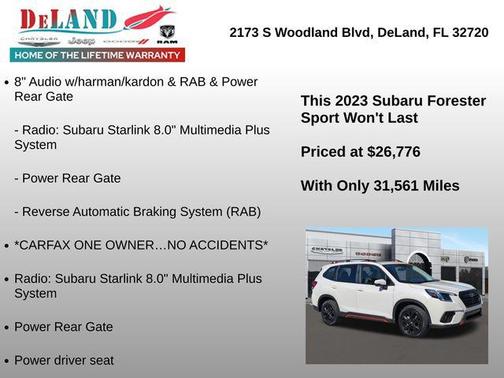 2023 Subaru Forester Sport