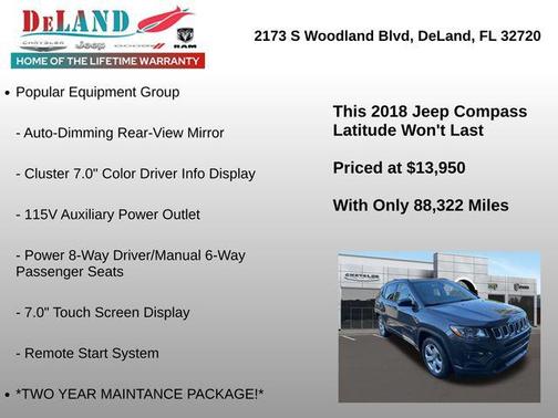 2018 Jeep Compass Latitude