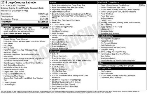 2018 Jeep Compass Latitude
