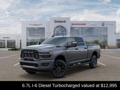 Ceramic Gray Clearcoat 2026 RAM 3500 Big Horn Crew Cab 4x4 6'4' Box