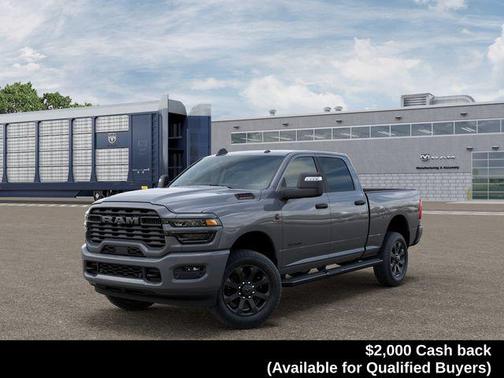 Ceramic Gray Clearcoat 2026 RAM 3500 Big Horn Crew Cab 4x4 6'4' Box